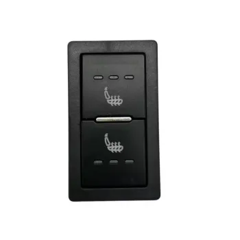 Universal Car Seat Heater Switch - Dual Seat 3 Speed Push Button
