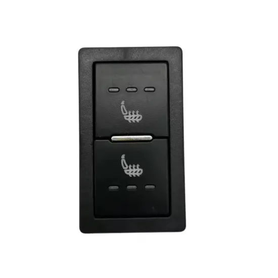 Universal Car Seat Heater Switch - Dual Seat 3 Speed Push Button