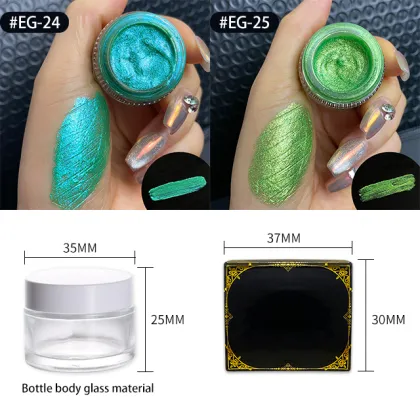 Wholesale High Quality Chrome Flakes Cream Eyeshadow: Premium Make-up Cosmetics Glitter Gel