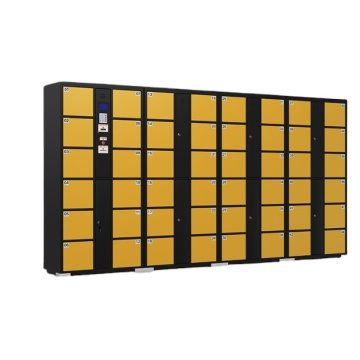 Digital barcode parcel locker with screen delivery locker