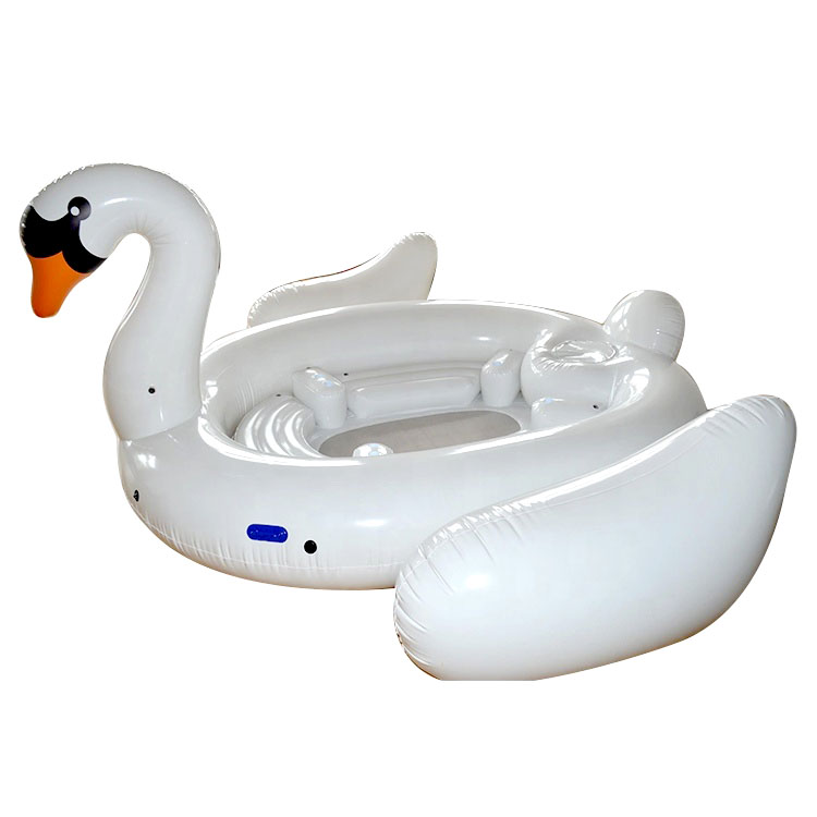 Stora Unicorn Swan Flamingo flytande Party Island float