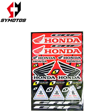Pit Bike Stickers & Graphics: PVC Motor Cycle Decals