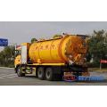 HOWO 6x4 sewage suction driving force suction truck