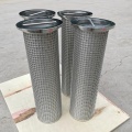 Stainless steel vertical respirator sintered mesh filter