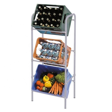 Metal Detachable Displaying Beverage Box Shelf