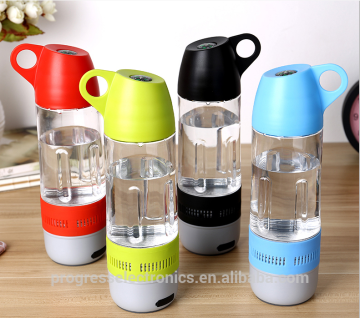 2016 trending products water bottle bluetooth speaker