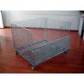 Cage de stockage en acier pliable pliable à prix de vente entier