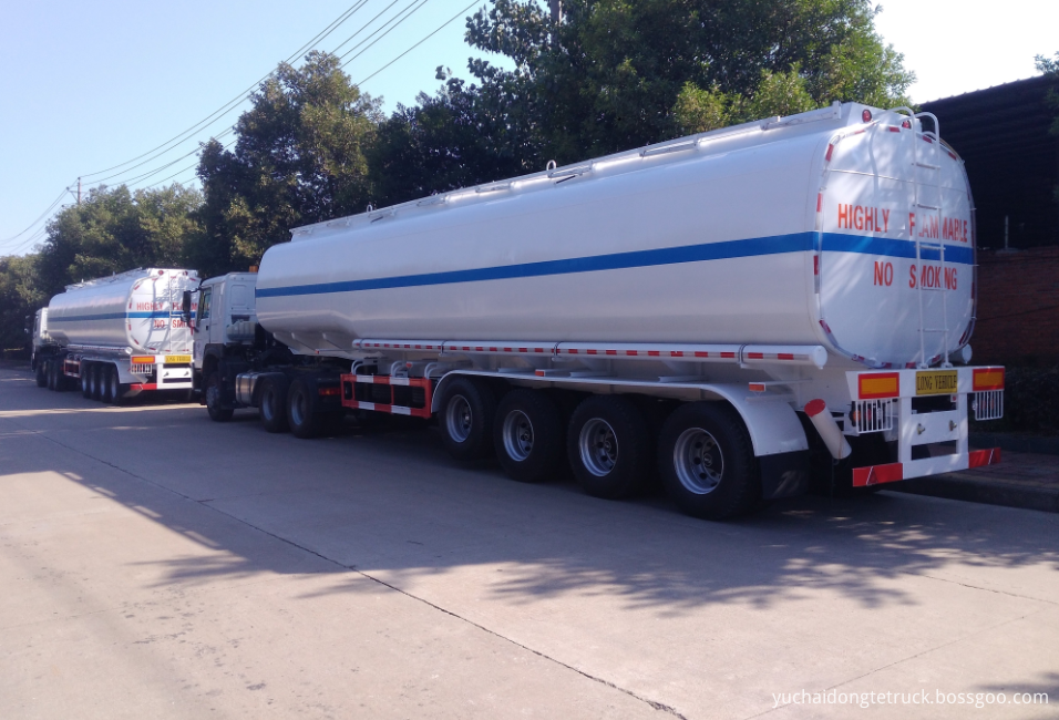 4 axle 50M3 petrol tank semi-trailer