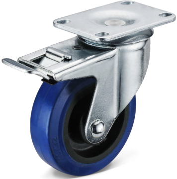 flat plate swivel Trolley Casters