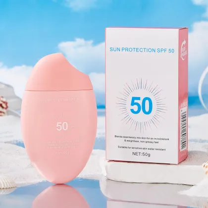 SPF50 Waterproof Sunscreen Lotion: Hydrated Sun Protection
