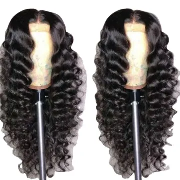 Drop Shipping Transparent 360 Pre Plucked Lace Frontal Wig,Half Lace Frontal Wig Human Hair,Straight 13x6 Hd Frontal Wig