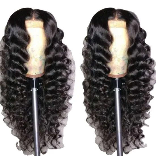 Drop Shipping Transparent 360 Pre Plucked Lace Frontal Wig,Half Lace Frontal Wig Human Hair,Straight 13x6 Hd Frontal Wig