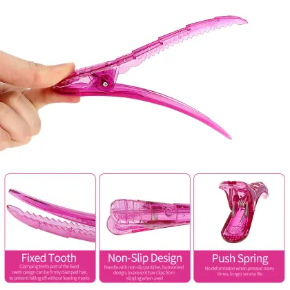 Professional Salon Hair Sectioning Clips - Custom Hair Cutting Clips