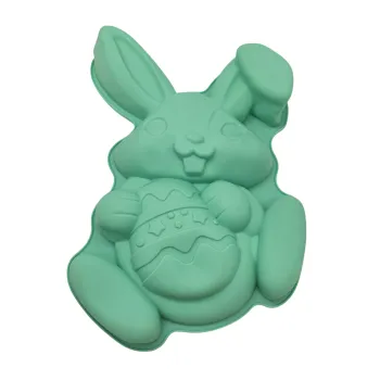 EASTER Bunny with Egge Silicone Mould