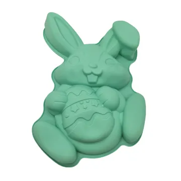 EASTER Bunny with Egge Silicone Mould