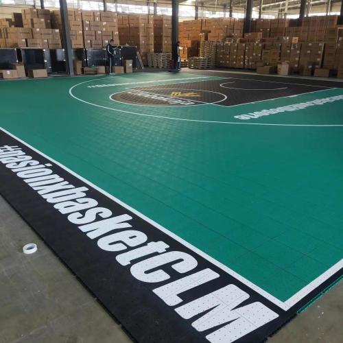 Tile de corte modular certificada pela FIBA ​​3x3 para basquete para o Basketball enlio ses