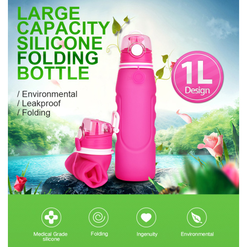Organic Silicone Filter Water Bottles
