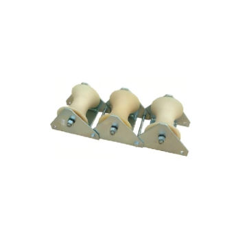 Polia de cabo triplo multifuncional