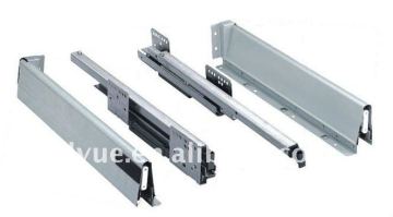 DY210 Silent soft closing metal drawer