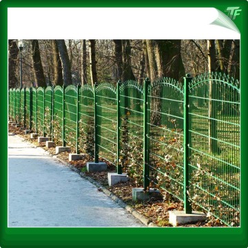 868 pagar keamanan kawat kembar hijau