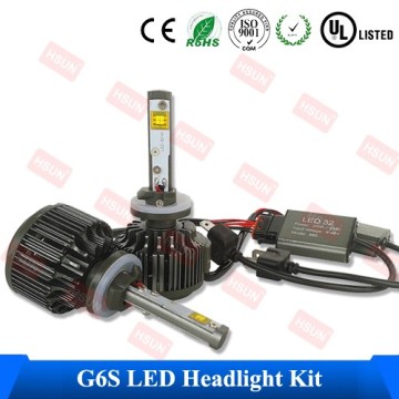 New product G6S H1 LED Car Headlight 40W, H1 4800lm auto led headlight kit ,car led headlight bulb H1 super mini Philip.s led