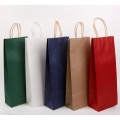 Promotionnal Kraft Paper Red Wine Tote Sac