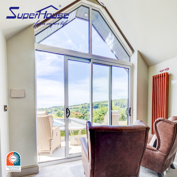 European Aluminum Fenestration Systems with Tempered Glass Bay Windows
