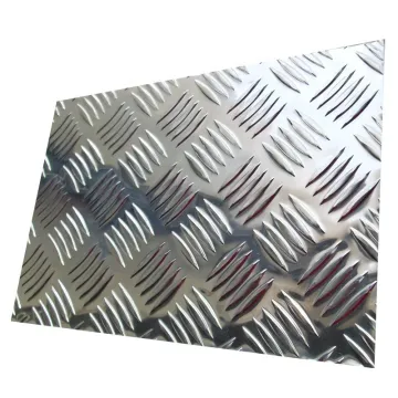 Diamond Plate Aluminum Sheets 5 Bars Embossed 5083 5052 5059 On Sale