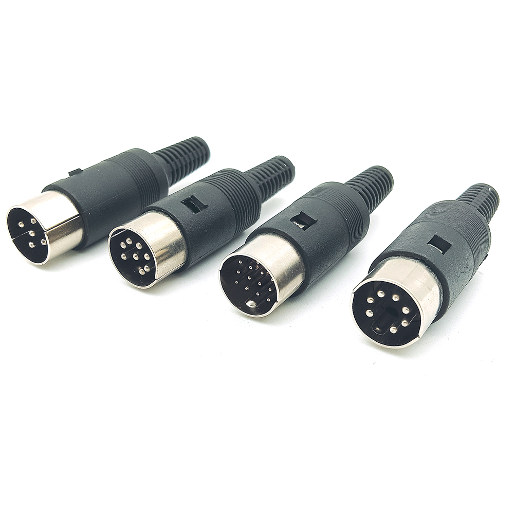Male DIN Solder Cable Adapter Keyboard Mouse Plug