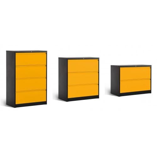 Modern 4 Drawers Lateral Filing Cabinets