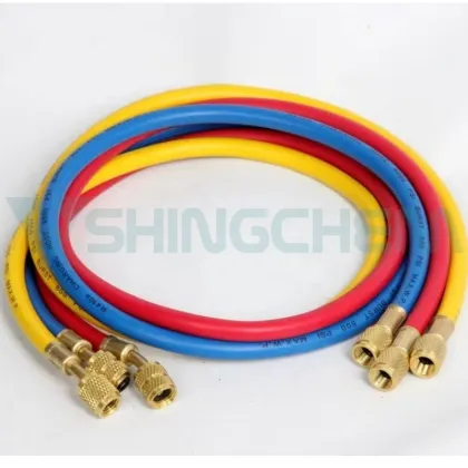 60 Inch AC Freon Charging Hose for HVAC Refrigerant R12, R22, R404, R502, R134A