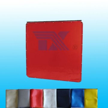 Smoke shielded curtain