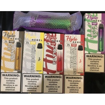 Hyde Rebel Fruits Flaovrs 4500 Puffs Vape descartável