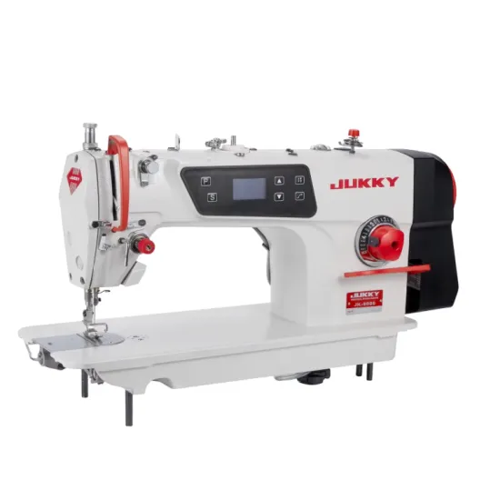 JK-9806 High-Speed Direct-Drive Lockstitch Industrial Sewing Machine for Thick Fabrics - Factory Production