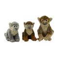 Monkey and orangutan plush toys for children