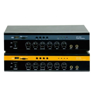 80W Vorverstärker mit USB/SD-Karte für Soundsysteme