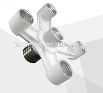 B22 E14 E27 E40 to 3 4 5 6 7 E27 GU10 E14 Splitter Adapter Separator adaptor lampholder converter