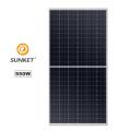 Painel solar mono de 550 w de meia célula