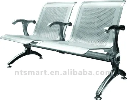 Perforated Stainless Steel Airport Public Chair