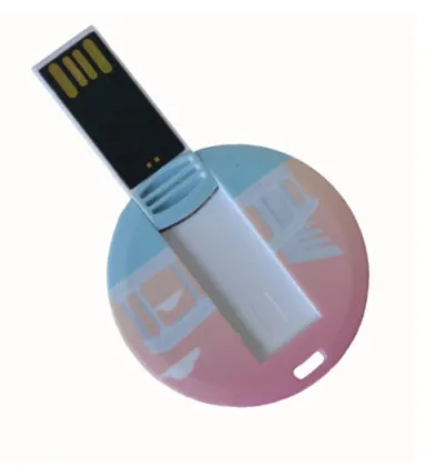 OEM Round Business Card USB Flash Drive
