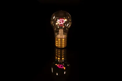 Love filament rechargeable LED light bulbs