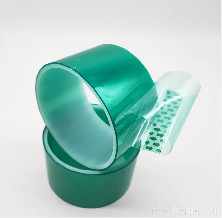 Enrobage de poudre en silicone adhésif vert Polyester Polyester