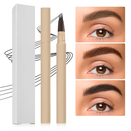 Guangzhou Customizable 4 Fork Eyebrow Pencil - Private Label Fine Eyebrow Pencil