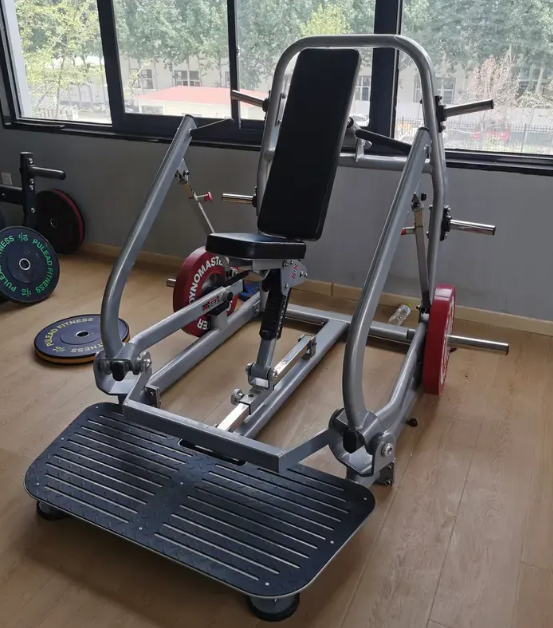 Gym equipment plate loaded chest & decline combo