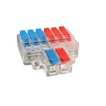 LT-626 Quick Connector Terminal - 2 In 6 Out 2 Poles Butt Terminal Block