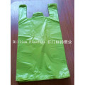 Colorful HDPE Handle T-Shirt Plastic Vest Carrier Gusset Poly Shopping Wholesale Store Grocery Bag Plastic Packing Bag