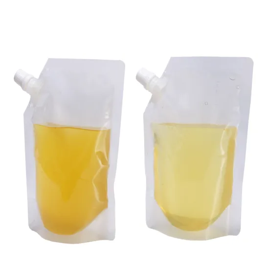 Plastic Reusable Spout Water Pouch Bag