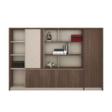 Wooden Office File Bookcase - Storage Rack for Cabinets and Furniture