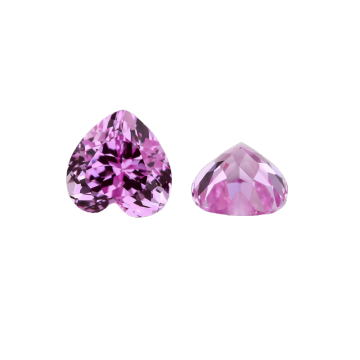 Wholesale Customized Recycled Sapphire Heart-Shaped Powder Blue Stone