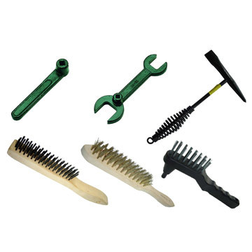 Hammer, Spanners, Wire Brushes